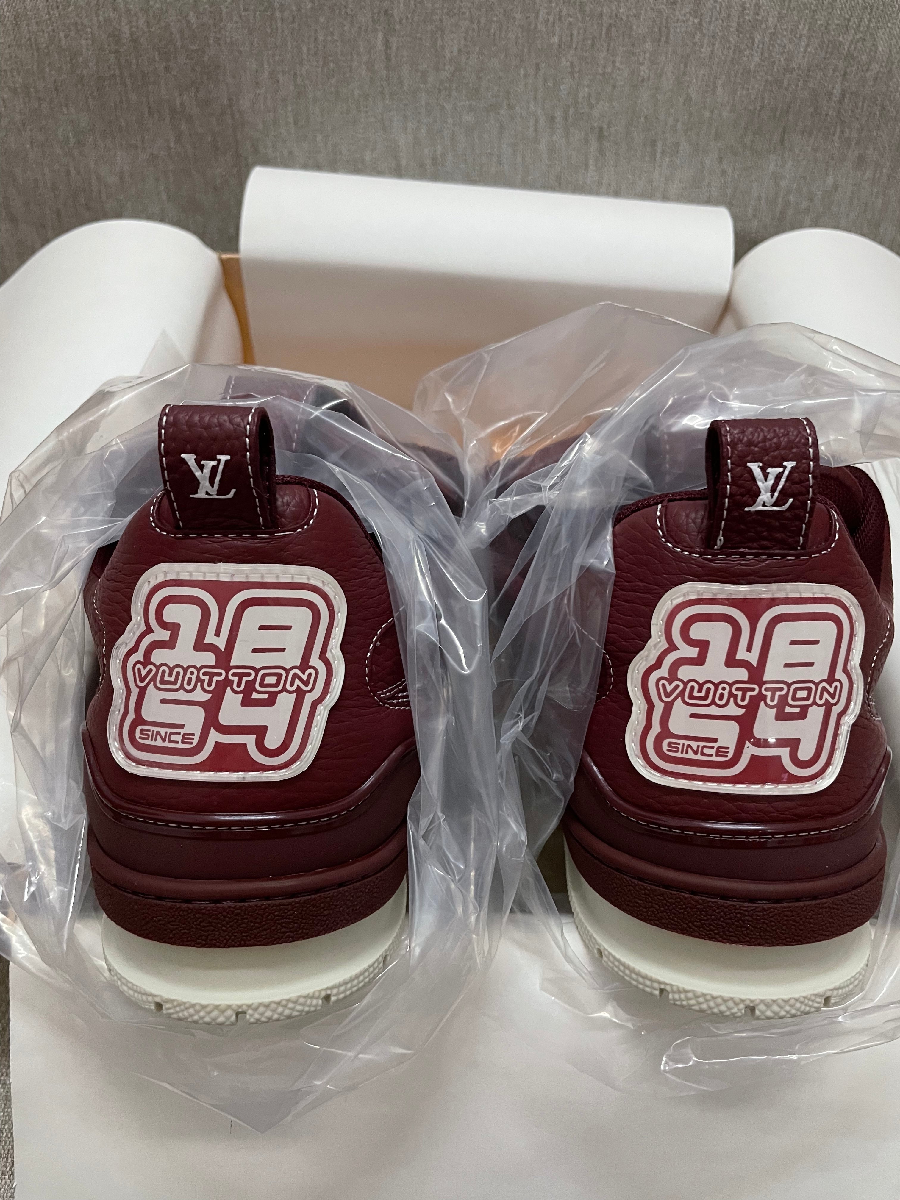 Sneakers  Lv Skate bordeaux facture