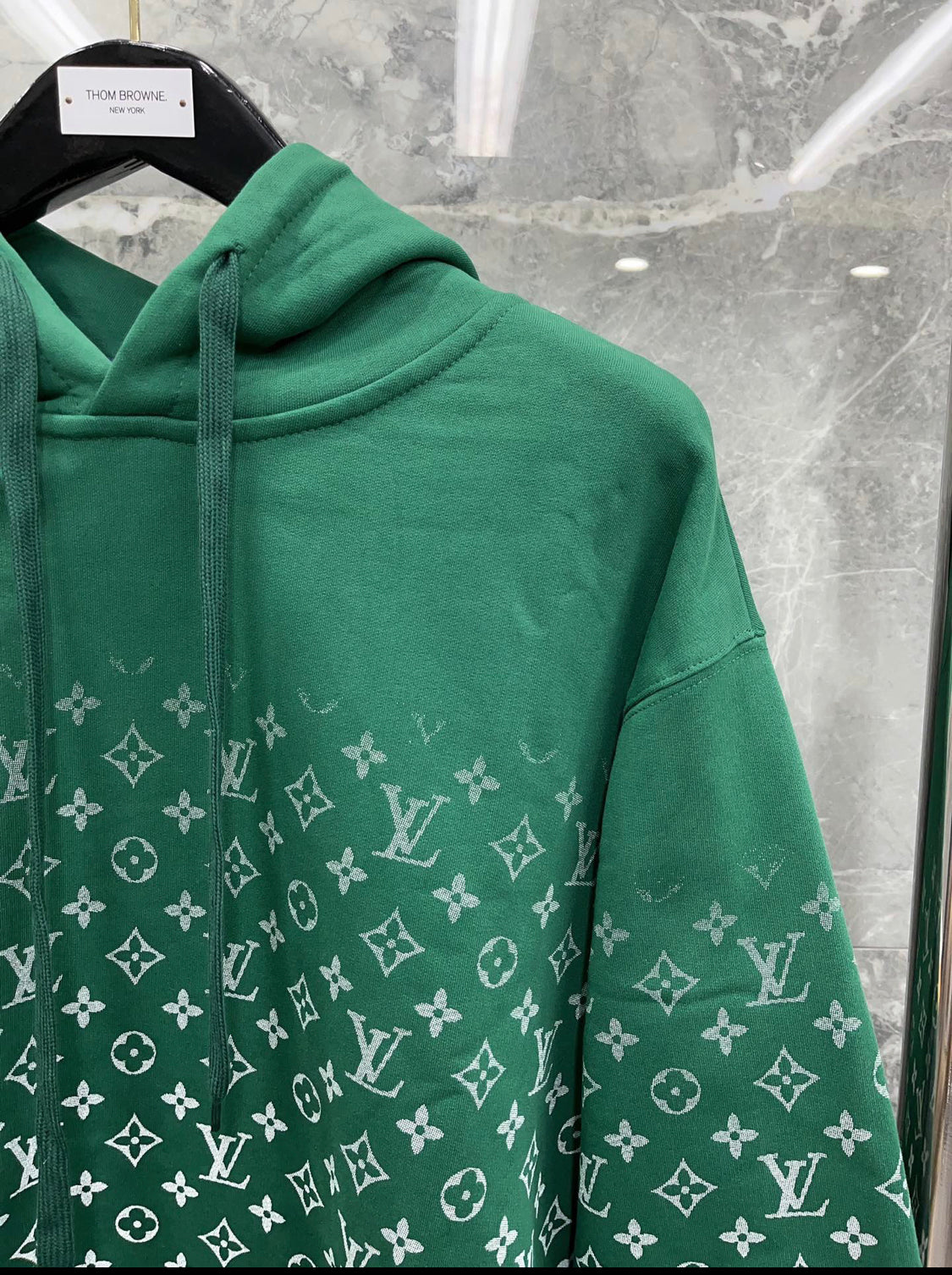 Sweatshirt Lv bill grün und weiß