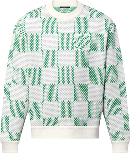 Sweat Damier en coton