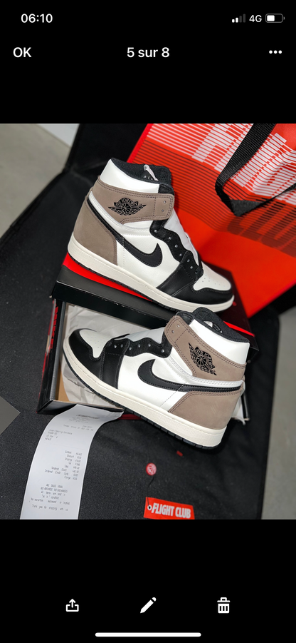 Authentifizierung des Jordan 1 Mocha Flight Club ✔️ Rechnung