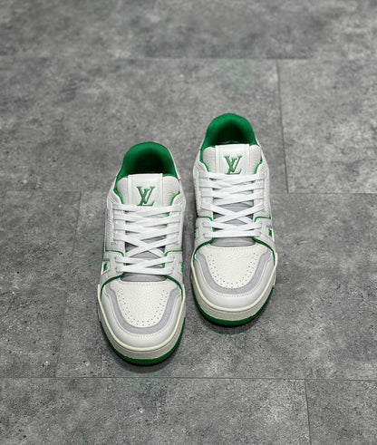 Sneakers Lv Trainer grüne Rechnung