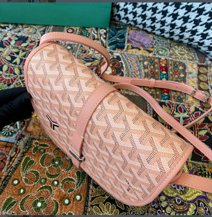 Sac Belvédère  limited édition Rose cuir facture.