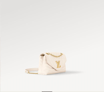 Chain bag new wave MM Cream invoice