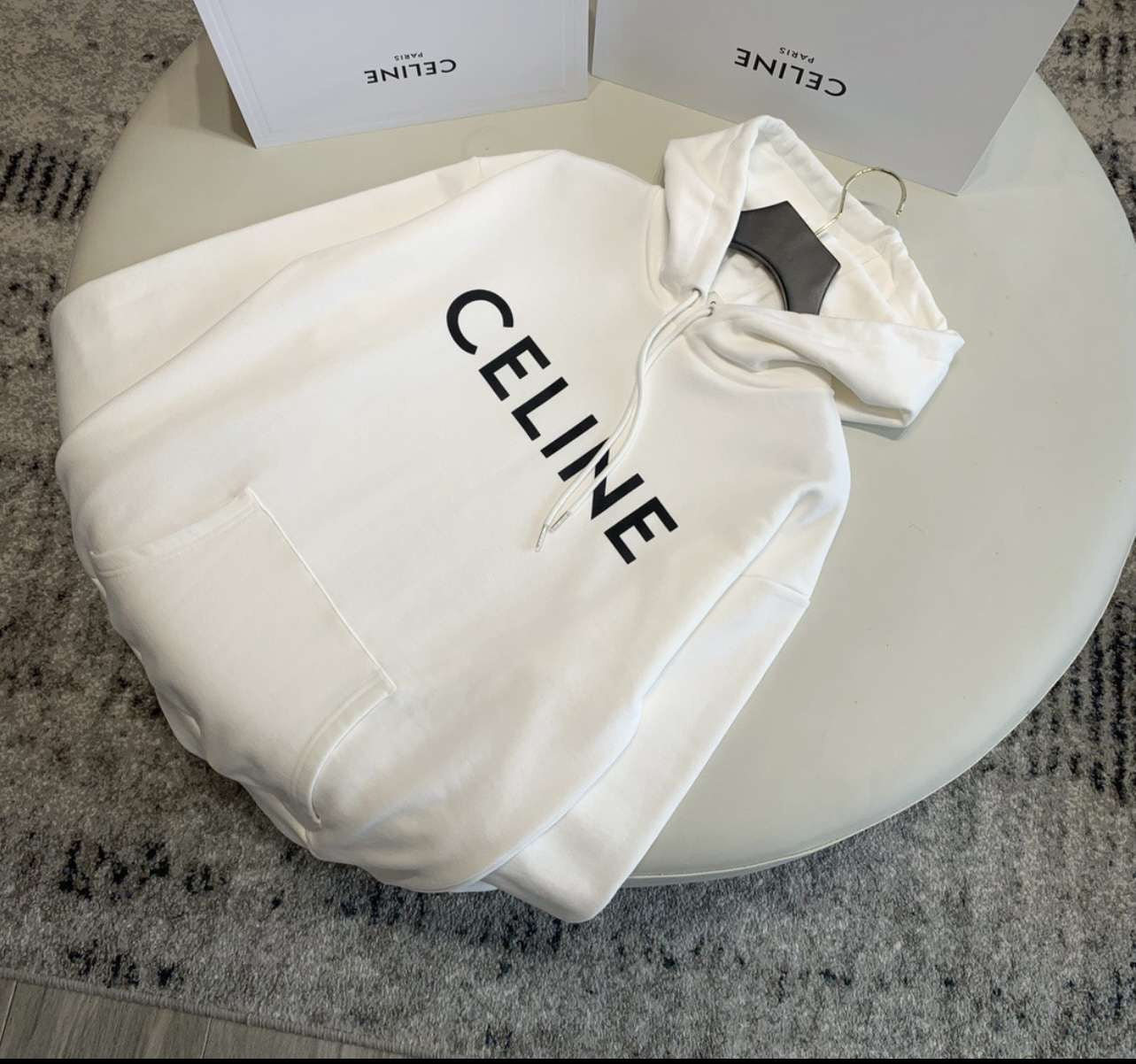 Celine white sweatshirt Maison Ringo