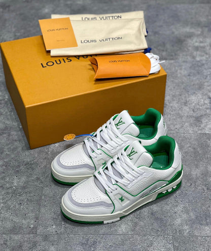 Sneakers Lv Trainer grüne Rechnung