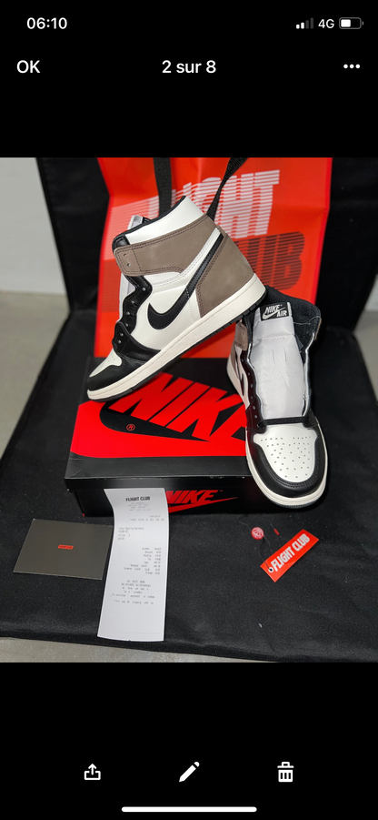 Authentifizierung des Jordan 1 Mocha Flight Club ✔️ Rechnung