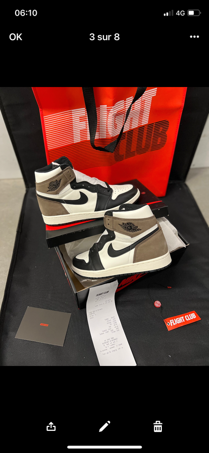 Authentifizierung des Jordan 1 Mocha Flight Club ✔️ Rechnung