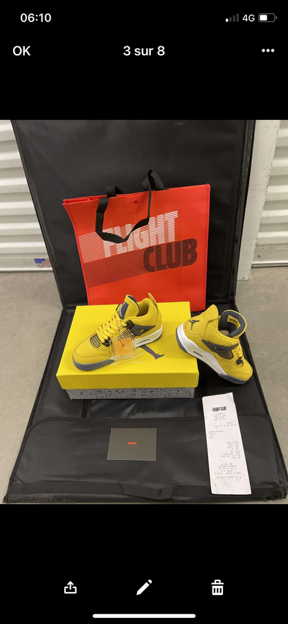 AJ yellow Lightning  Flight club Authentification ✔️ Facture