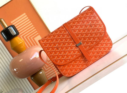 Sac Belvédère  orange  leather facture