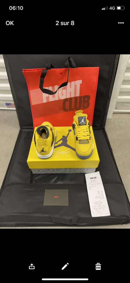 AJ yellow Lightning  Flight club Authentification ✔️ Facture