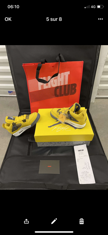 AJ yellow Lightning  Flight club Authentification ✔️ Facture