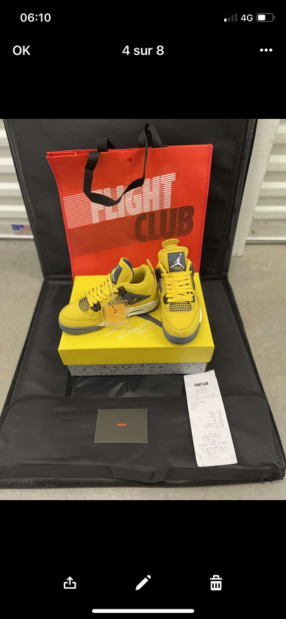 AJ yellow Lightning  Flight club Authentification ✔️ Facture