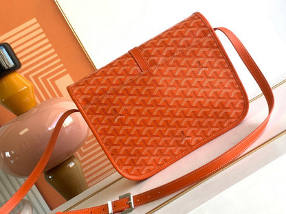 Sac Belvédère  orange  leather facture